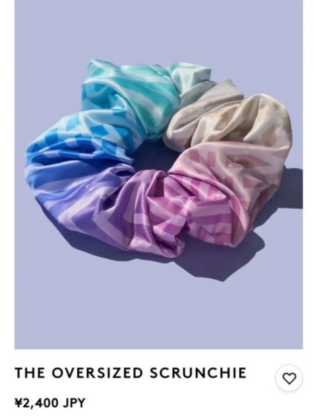NEW Fenty Hair Oversized Scrunchie plus The Rich/Richer One